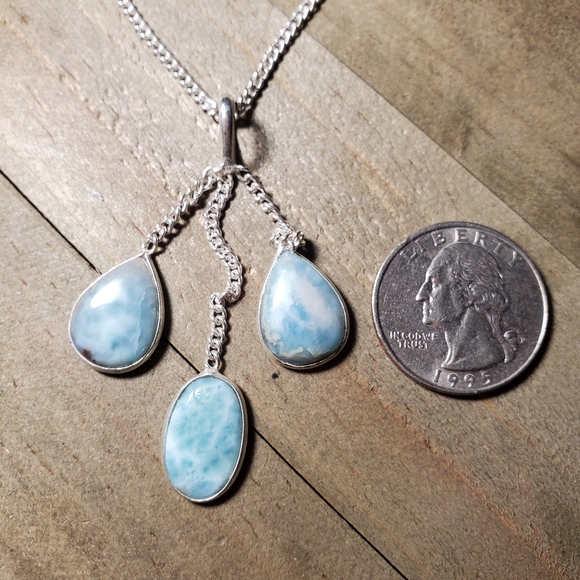 Larimar necklace - Picture 3 of 5